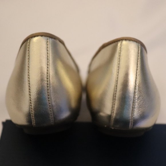 Women's Cole Haan Gold Ballet Flats - Multi Sizes - Picture 5 of 9